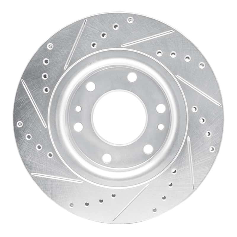 R1 Concepts — R1 06-09 Buick Rainier Front Right Drilled & Slotted Silver Brake Rotor
R1 Brake Rotor Drill - view 5