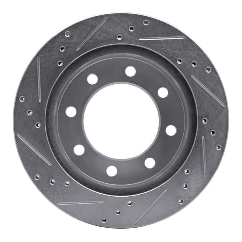 R1 Concepts — R1 00-02 Dodge Ram 3500 Front Right Drilled & Slotted Silver Brake Rotor
R1 Brake Rotor Drill - view 5