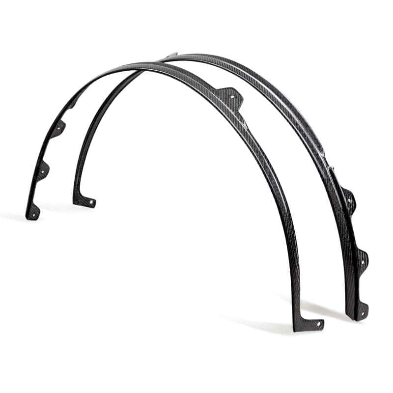 Anderson Composites — Anderson Composites 21-22 Ford Mustang Mach 1 Carbon Fiber Front Fender Extension - view 2