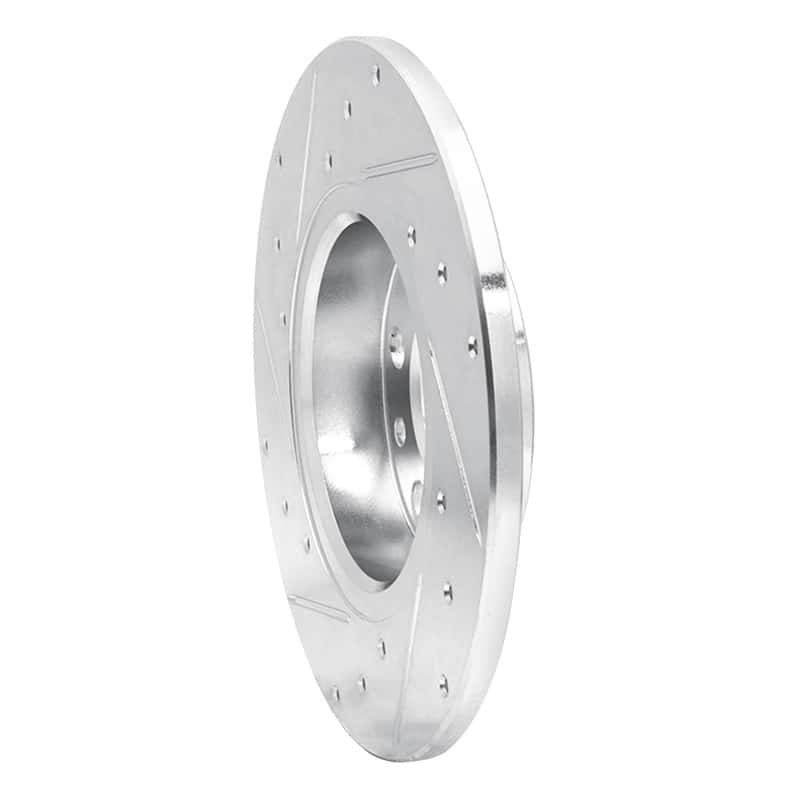 R1 Concepts — R1 15-25 Alfa Romeo Tonale Rear Right Drilled & Slotted Silver Brake Rotor
R1 Brake Rotor Drill - view 4