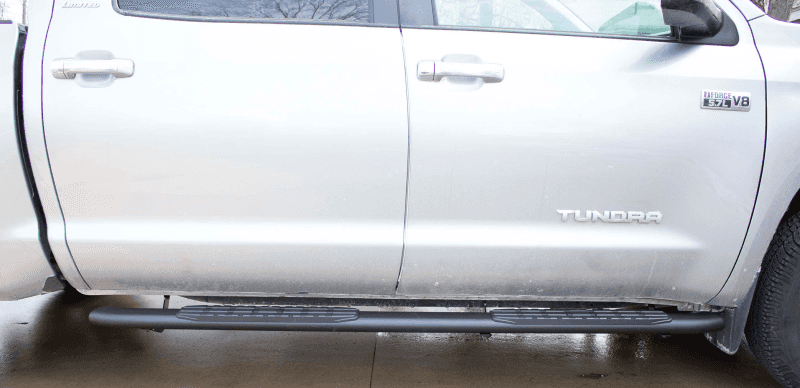 Fishbone Offroad — Fishbone Offroad 07-21 Toyota Tundra Double Cab Oval Side Steps - Black Textured - view 7