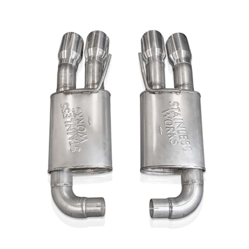 Stainless Works — Stainless Works 18-21 Mustang GT Axle Back Legend Exhaust - view 2