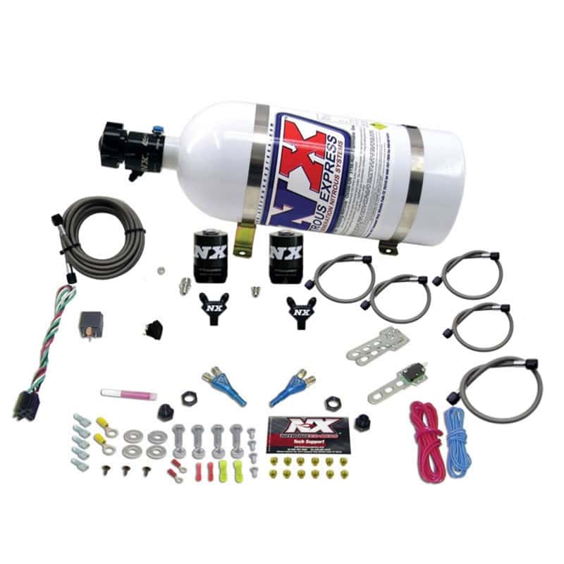 Nitrous Express — Nitrous Express 08-10 Dodge Viper EFI Dual Nozzle (100-300HP) w/10lb Bottle
Injection System Kit
N2OSys - view 1