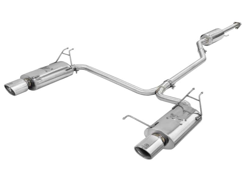 aFe — aFe Takeda Exhaust 2.25in to 2in Dia 304SS Cat-Back w/Polished Tips 08-12 Honda Accord Coupe V6 3.5L
Cat-Back Exhaust - view 1