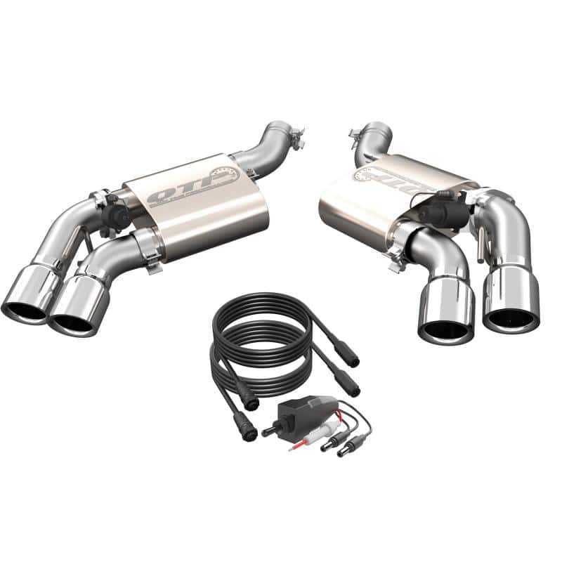 QTP — QTP 16-18 Chevrolet Camaro SS 6.2L 304SS Screamer Axle Back Exhaust w/4in Quad Tips
400117
 - view 4