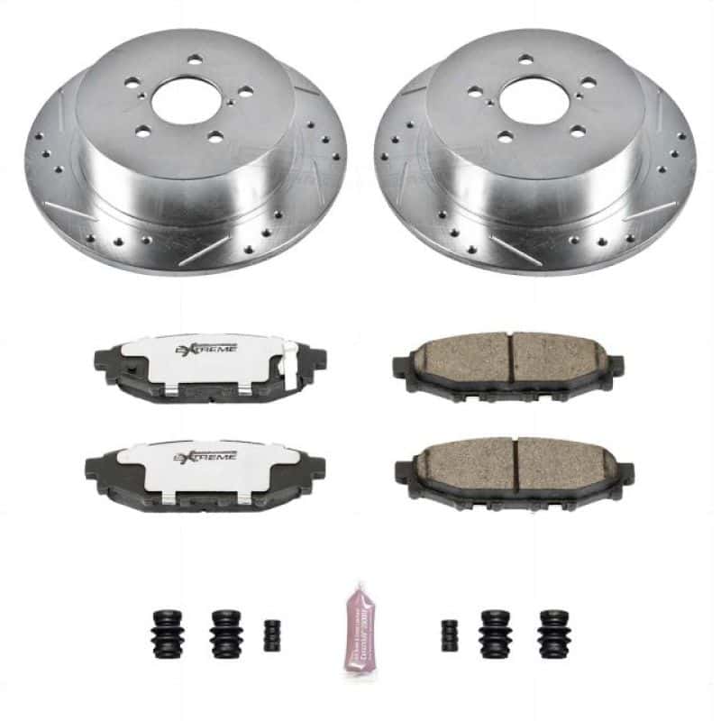 PowerStop — Power Stop 05-09 Subaru Legacy Rear Z26 Street Warrior Brake Kit - view 1