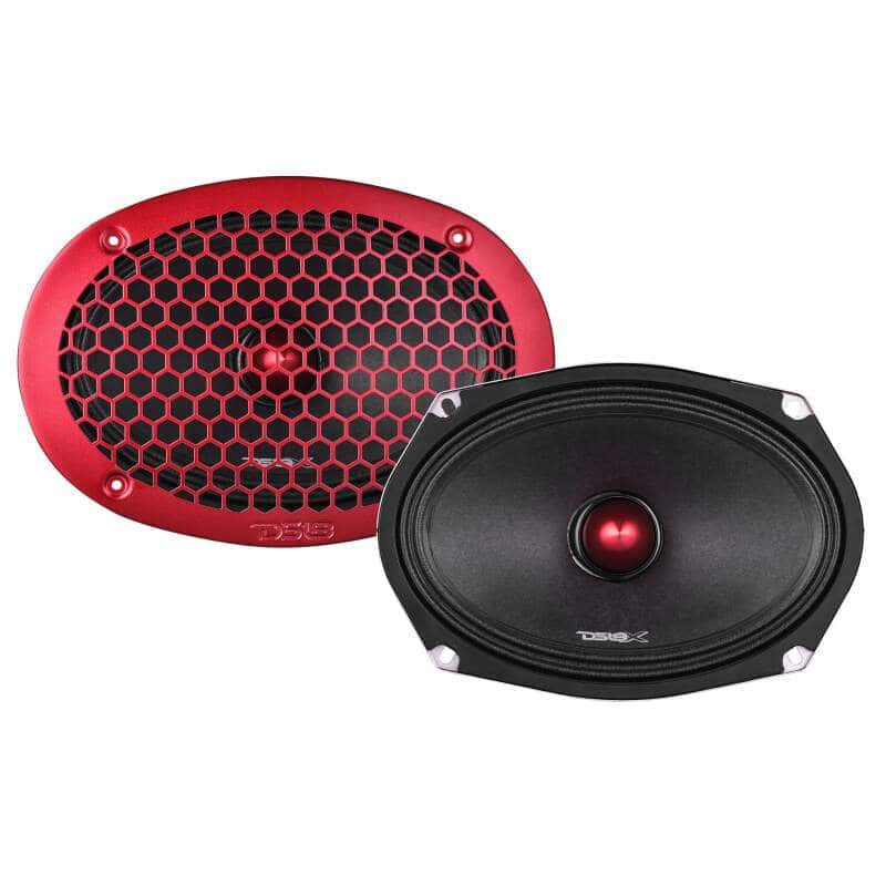 DS18 — DS18 6x9in 275 Watts RMS 8 ohm Mid-Range Loudspeaker Bullet Loudspeaker Grill Included - view 3