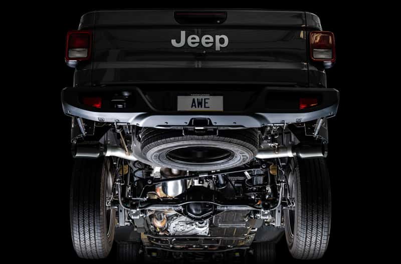 AWE Tuning — AWE Tuning 20-21 Jeep Gladiator JT 3.6L Tread Edition Cat-Back Dual Exhaust - Diamond Black Tip
Tread Exhaust - view 11