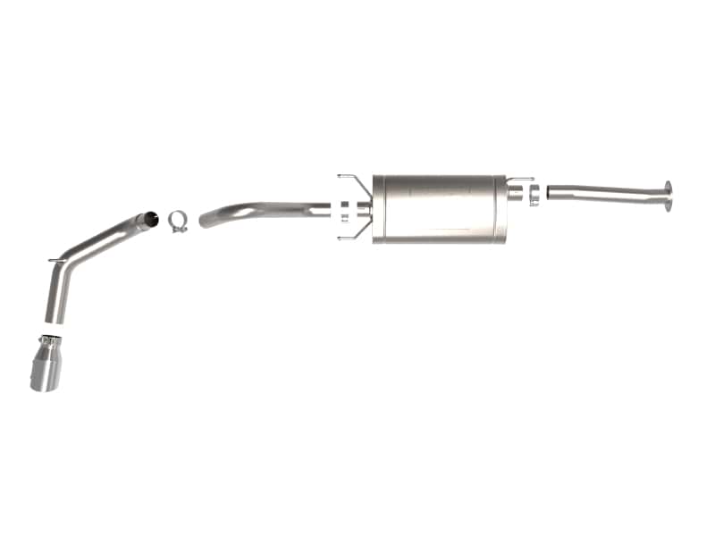 aFe — aFe 16-22 Toyota Tacoma Apollo GT Series 2.5in. - 3in. 409 SS Cat-Back Exhaust w/ Polished Tip
Cat-Back Exhaust - view 2
