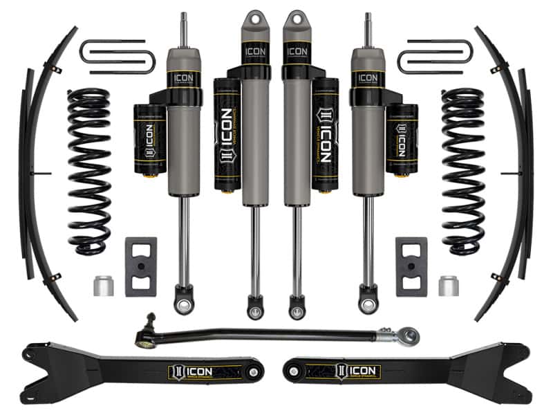 ICON — ICON 2023+ Ford F250/350 2.5in Stage 3 Suspension System w/ Radius Arms & Expansion Pack
SUSPENSION SYSTEM - view 1