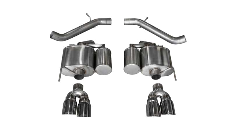 CORSA Performance — Corsa 2016-2019 Cadillac ATS-V 3.6T 4in Polished Sport Axle-Back Exhaust
Exhaust - view 1