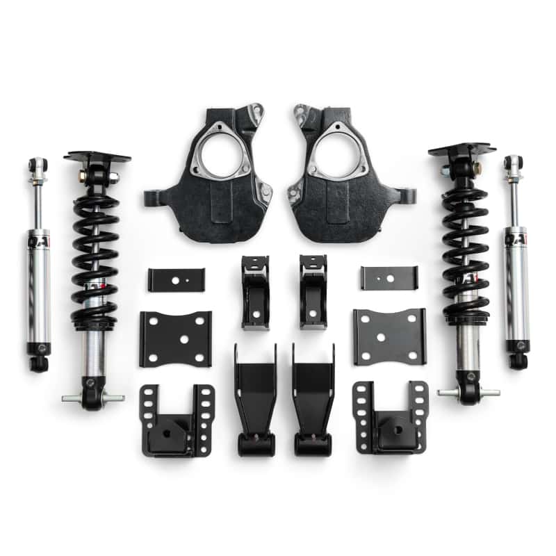 QA1 — QA1 14-18 Chevrolet Silverado 4WD Lowering Kit w/ Spindles Single Adjustable 4in-6in
Slvrado Lowering Kit - view 1
