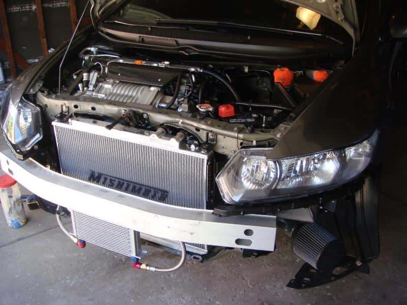 Mishimoto — Mishimoto 06+ Honda Civic SI Manual Aluminum Radiator - view 9