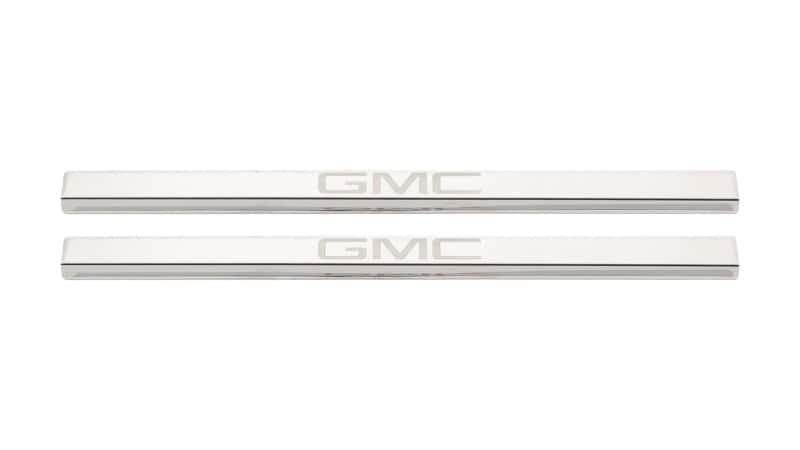 Putco — Putco 2020 GMC Sierra LD/HD Fits Double Cab and Regular Cab (2pc) w/ GMC Etching SS Door Sills
Door Sill Protector - view 1