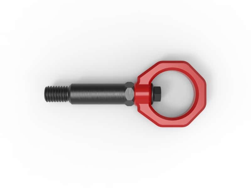 aFe — aFe Control Front Tow Hook Red 20-21 Toyota GR Supra (A90)
Front Tow Hook - view 5