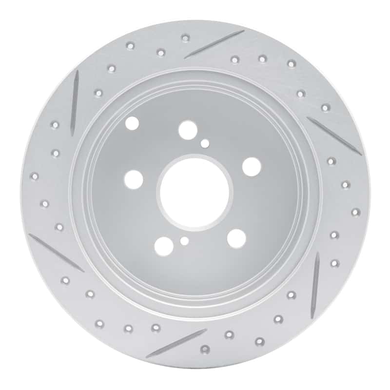 R1 Concepts — R1 00-10 Pontiac Vibe Rear Right Drilled & Slotted Geo-Carbon Rotor - view 5