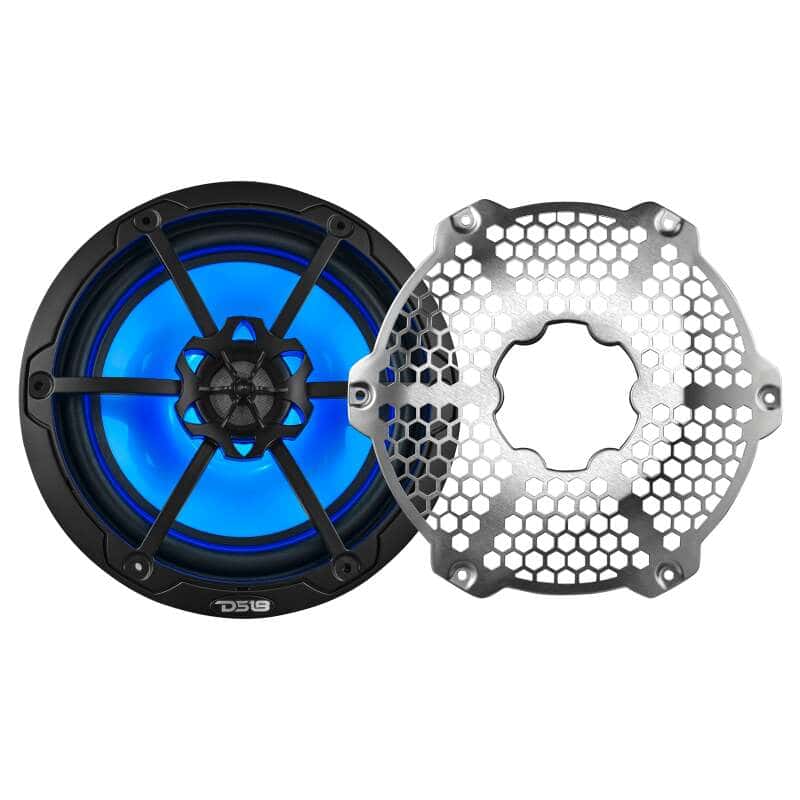 DS18 — DS18 NXL-M Series Speaker w/ RGB LED Lights 8in 2-Way 125 Watts RMS 4 ohm Black - view 3