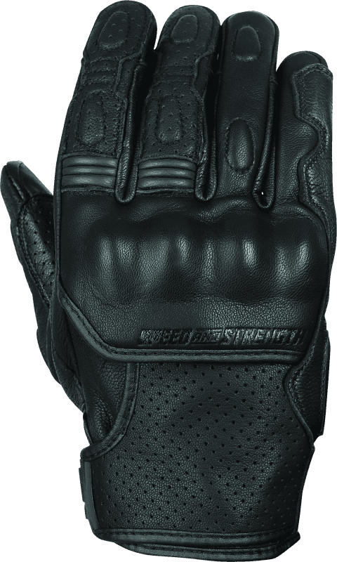Speed and Strength — Speed and Strength Twist of Fate Leather Gloves Black - Small - view 2