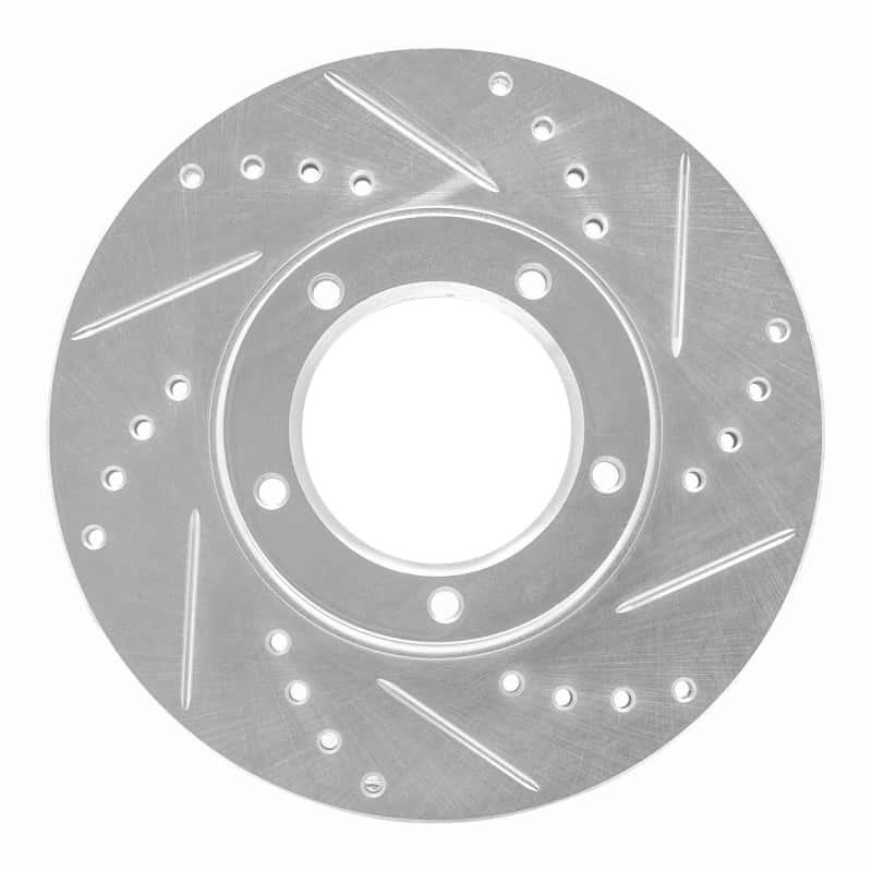 R1 Concepts — R1 84-95 Toyota Pickup Front Right Drilled & Slotted Silver Brake Rotor
R1 Brake Rotor Drill - view 1