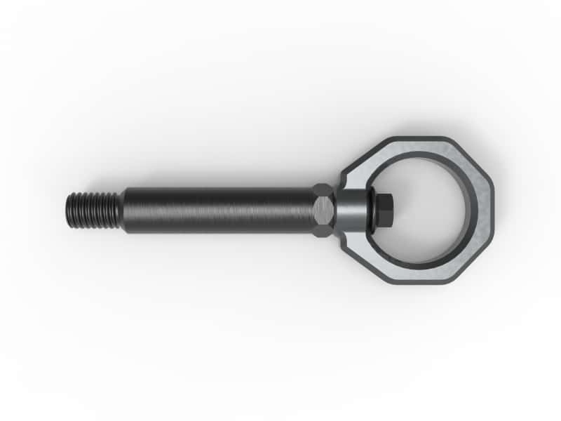aFe — aFe Control Rear Tow Hook Grey BMW F-Chassis 2/3/4/M
Rear Tow Hook - view 5