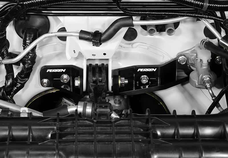 Perrin Performance — PERRIN 15-21 Subaru Impreza/WRX/STI Pitch Stop Mount & Firewall Brace - Black - view 7