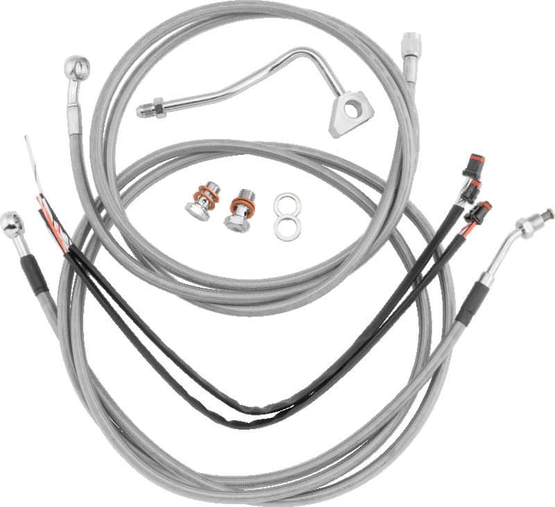 Burly Brand — Burly Brand Control Kit 15in ABS - Stainless Steel - view 2