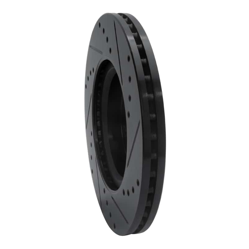 R1 Concepts — R1 13-25 Nissan Altima Front Left Drilled & Slotted Black Brake Rotor
R1 Brake Rotor Drill - view 4