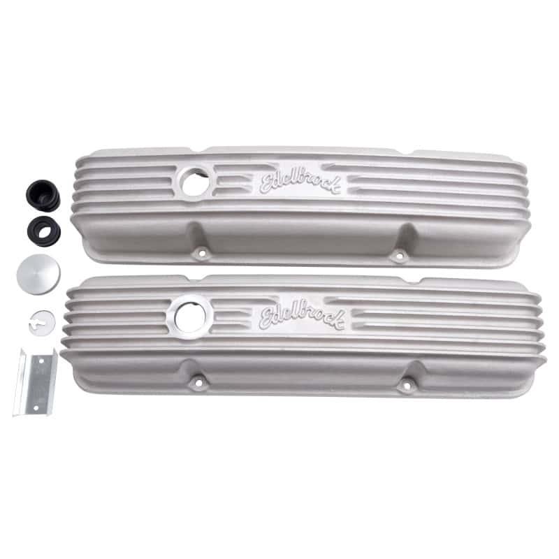 Edelbrock — Edelbrock Valve Cover Classic Series Chevrolet 1959-1986 262-400 CI V8 w/ Oil Fill Hole Satin
ELITE - view 1