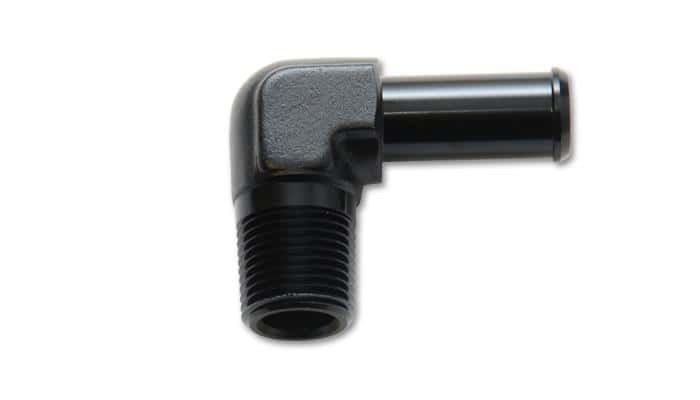 Vibrant — Vibrant 3/4 NPT to 3/4in Barb Straight Fitting 90 Deg Adapter - Aluminum
Multi-PurposeFitting
3/4NPTML3/4"Brb90Deg
3/4"ML-3/4"Barb90Deg - view 4
