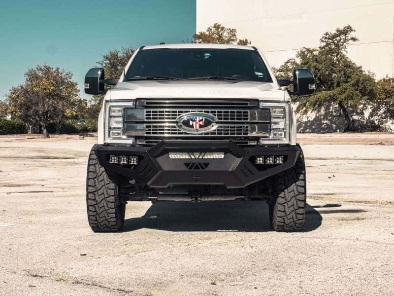 Road Armor — Road Armor 17-20 Ford F-250 SPARTAN Front Bumper Bolt-On Pre-Runner Guard - Tex Blk - view 9
