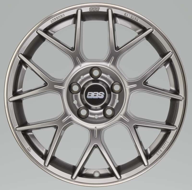 BBS — BBS XR 20x8.5 5x114.3 ET40 Platinum Gloss Wheel -82mm PFS/Clip Required - view 2