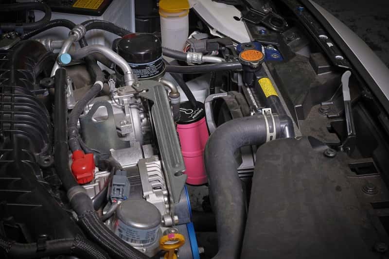 Perrin Performance — PERRIN 02-25 Subaru WRX / 04-21 STI / 13-26 BRZ/GR86/FRS/86 Coolant Overflow Tank - Hyper Pink - view 10