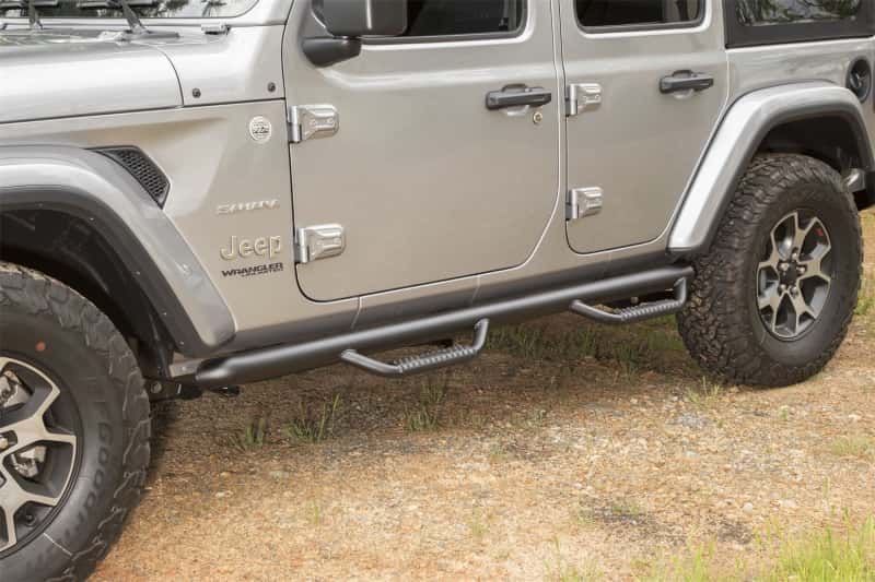 Rugged Ridge — Rugged Ridge Spartan Nerf Bar Textured Black 18-20 Jeep Wrangler JL 4 Door
OFFROAD_STEPSSLIDERS
Nerf/Step Bar - view 4