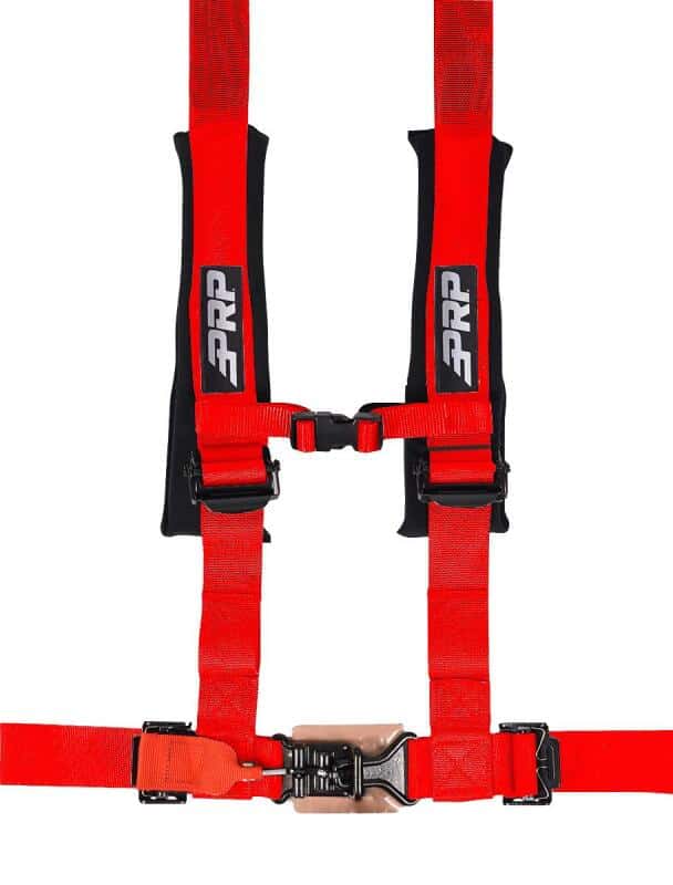 PRP Seats — PRP 4.2 Harness with Latch / Link Lap Belt- Red - view 1