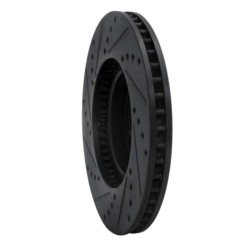 R1 Concepts — R1 00-10 Pontiac Vibe Front Right Drilled & Slotted Black Brake Rotor
R1 Brake Rotor Drill - view 4