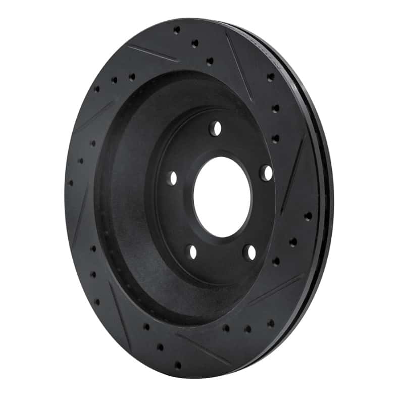 R1 Concepts — R1 88-94 Chevrolet Corvette Front Left Drilled & Slotted Black Brake Rotor
R1 Brake Rotor Drill - view 4