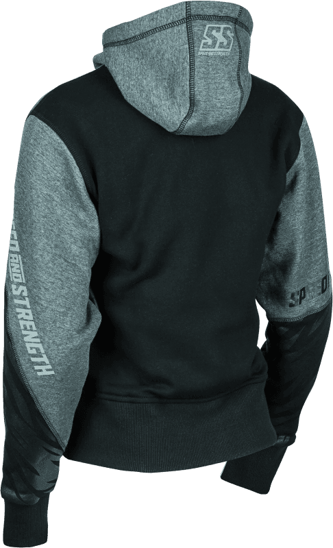 Speed and Strength — Speed and Strength Cat Outa Hell Hoody Grey/Black Womens - XS - view 1