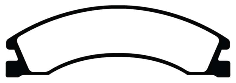EBC — EBC 08+ Ford Econoline E150 4.6 Ultimax2 Rear Brake Pads
Disc Brake Pad - view 1