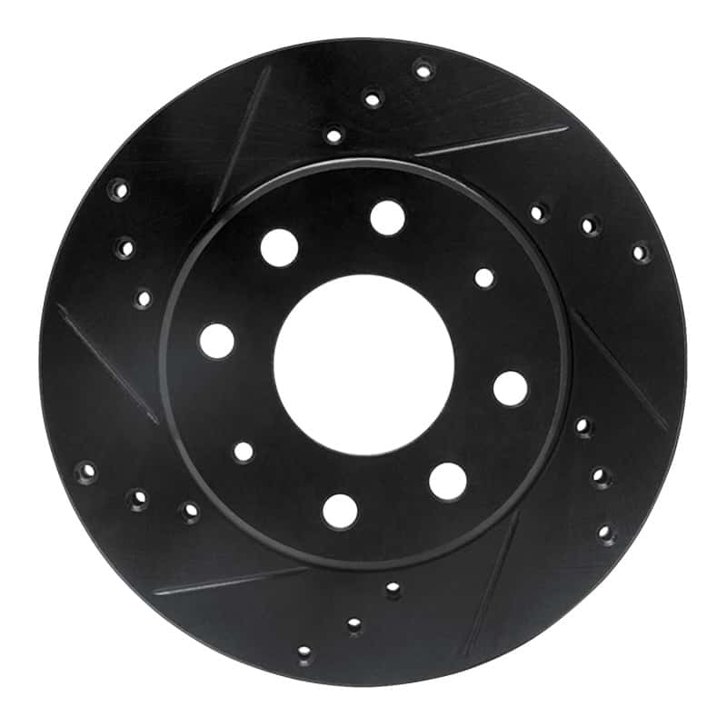 R1 Concepts — R1 88-07 Dodge Colt Front Left Drilled & Slotted Black Brake Rotor
R1 Brake Rotor Drill - view 1