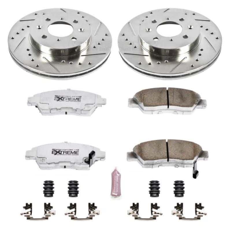PowerStop — Power Stop 93-95 Honda Civic Front Z26 Street Warrior Brake Kit - view 1