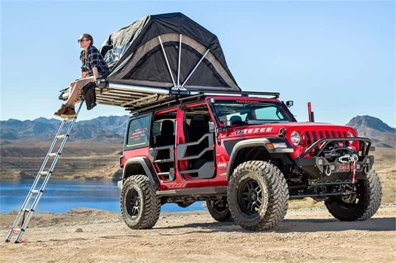 Dee Zee — Dee Zee 19-23 Jeep JL/Gladiator Jeep Large Roof Rack - view 4