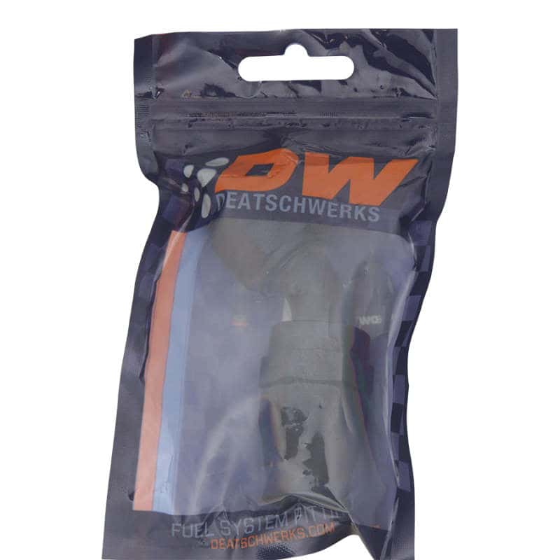 DeatschWerks — DeatschWerks 10AN Female Swivel 45-Degree Hose End PTFE (Incl Olive Insert) - Anodized Matte Black
Lines & Fittings - view 2