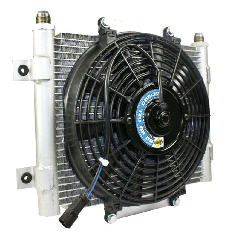 BD Diesel — BD Diesel Xtrude Trans Cooler w/Fan 5.5in
XTRUDED TRANS COOLER
A/TOilCooler - view 1