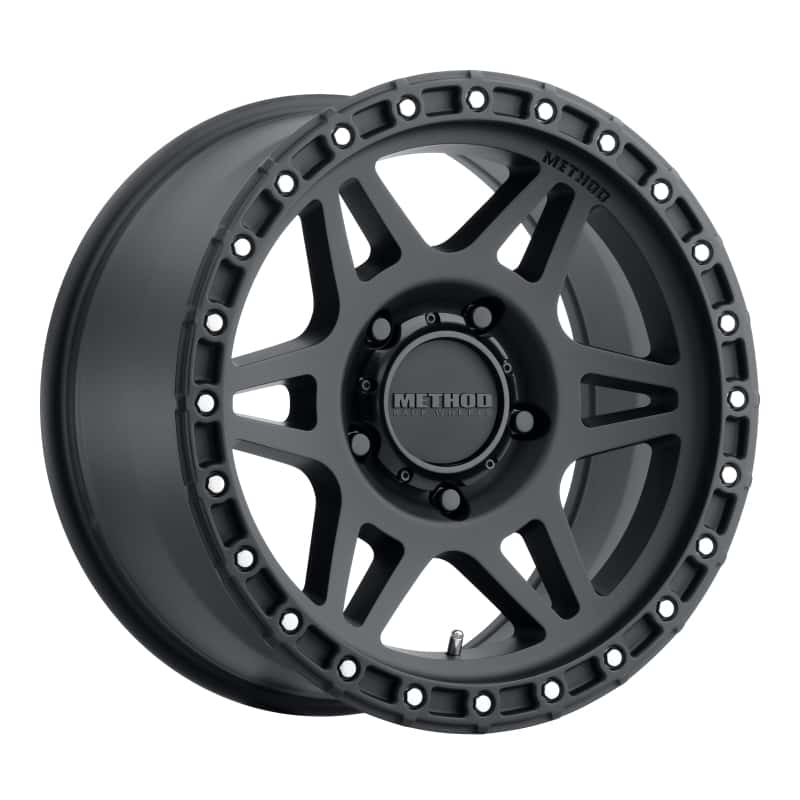 Method Wheels — Method MR312 17x8.5 0mm Offset 5x150 110.5mm CB Matte Black Wheel - view 1