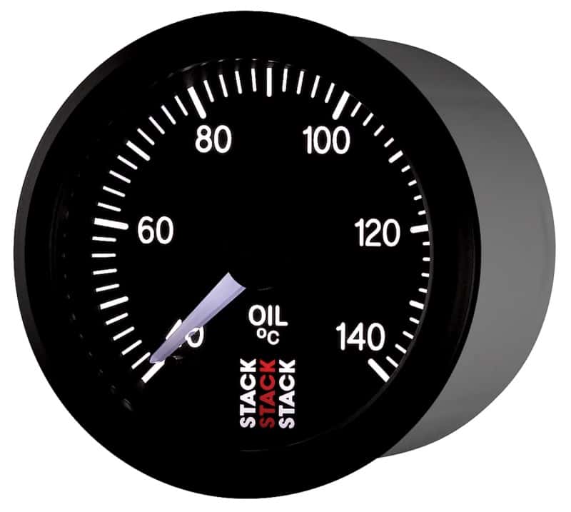 AutoMeter — Autometer Stack 52mm 40-140 Deg C 1/8in NPTF Male Pro Stepper Motor Oil Temp Gauge - Black
Ga OT ProStpr B 140C - view 3