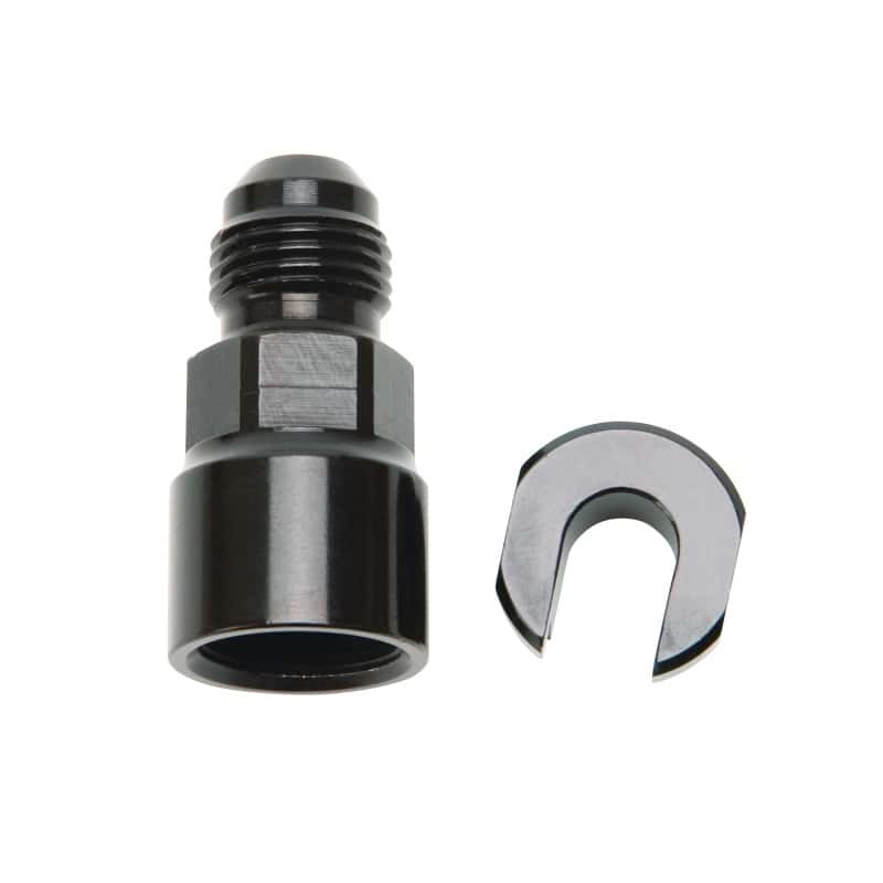 Russell — Russell Performance -6 AN Male to 5/16in SAE Quick-Disconnect Female (Black Single)
Adapter Fitting - view 1