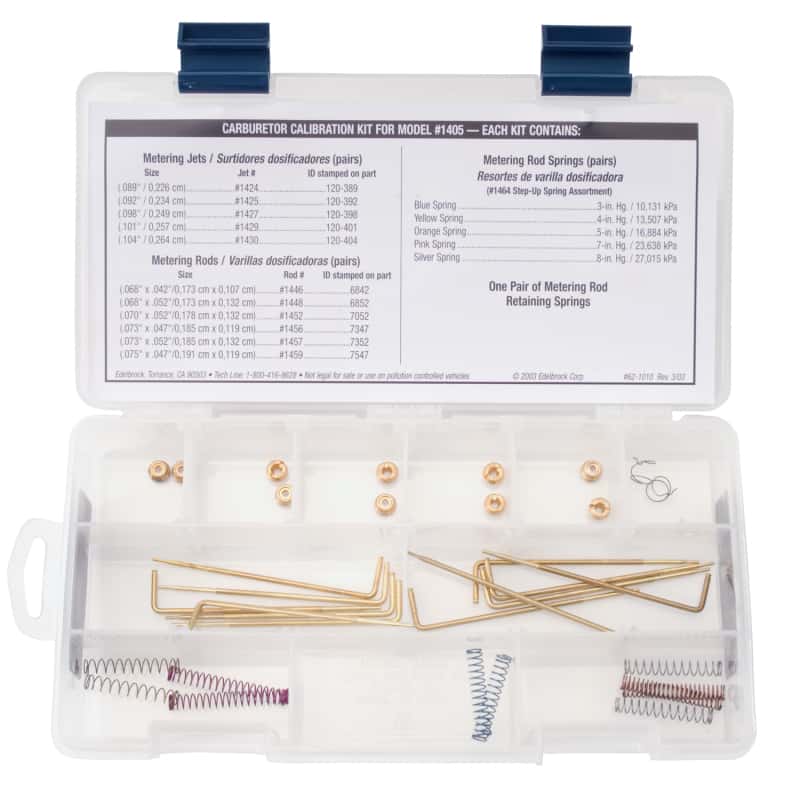 Edelbrock — Edelbrock Jet / Rod Kit for 1405
CARB COMPONENTS - view 5
