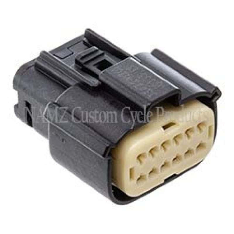 NAMZ — NAMZ 07-23 Touring/LiveWire Models Molex MX-150 12-Position Female Connector - Black (HD 72487-07BK) - view 2