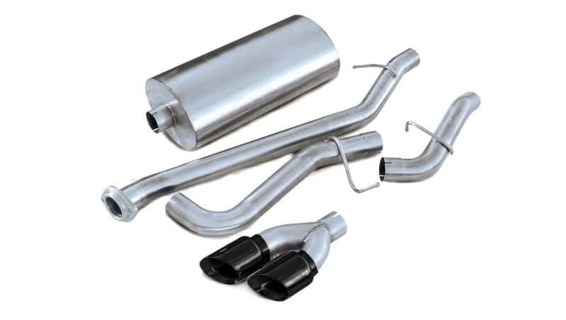 CORSA Performance — Corsa 2001-2006 Chevrolet Suburban 5.3L V8 3in Cat-Back Single Side w Twin 4in Black Pro-SeriesTips
Exhaust - view 1