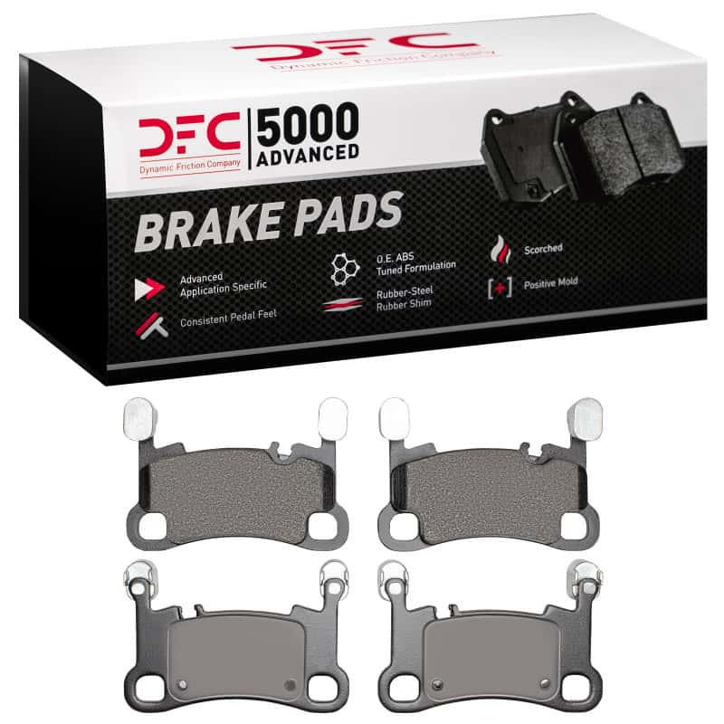 DFC — DFC 19-23 Porsche Cayenne Rear 5000 Advanced Low Metallic Brake Pads - view 1